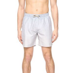 Crosshatch Mens Layotta Swim Shorts / Light Stone